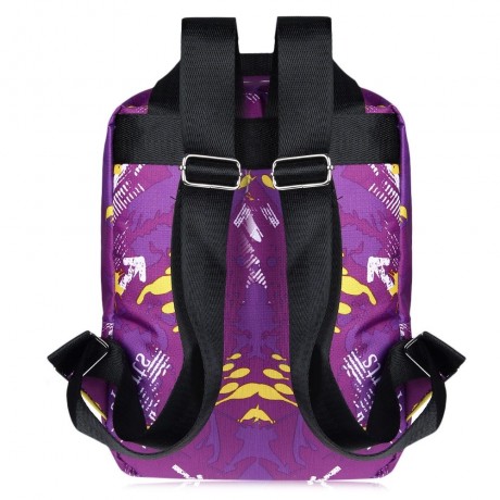 TRENDY GIRL GRAFFITI PRINT OXFORD HANDBAG TOTE PORTABLE BAG TRAVEL SHOPPING SCHOOL BACKPAC