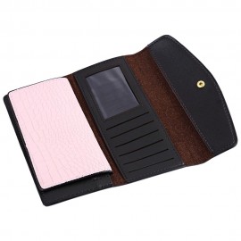 CROCODILE PATTERN LONG WALLET (PINK)
