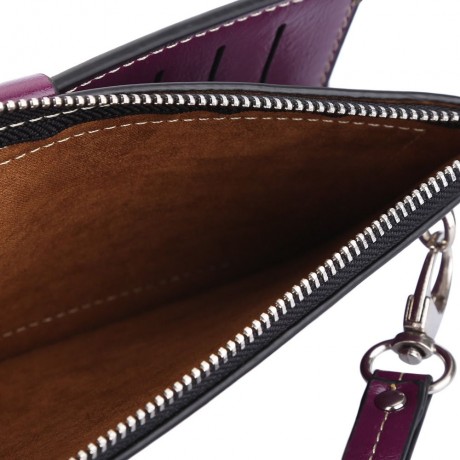 BAELLERRY WALLET WITH CARD HOLDER PHONE POCKET (PURPLE)