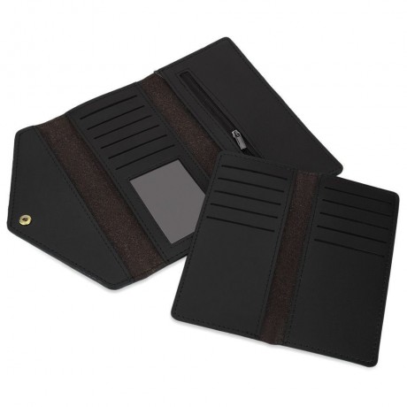 CROCODILE PATTERN WALLET FOR WOMEN WITH MINI BAG (GRAY)