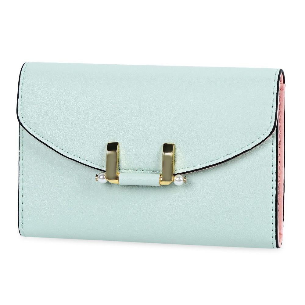 SIMPLE GEOMETRIC PURSE FOR LADY (GREEN)