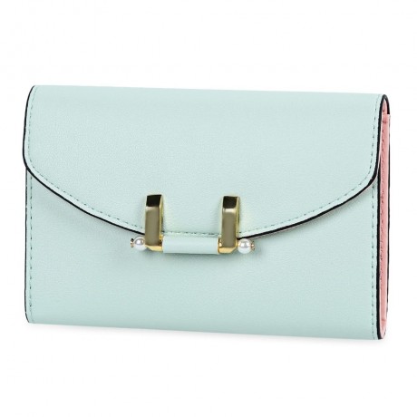 SIMPLE GEOMETRIC PURSE FOR LADY (GREEN)