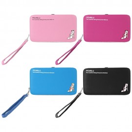 BAELLERRY FASHION LONG PENCIL CASE HOLDING BAG CARD WALLET FOR LADIES (LIGHT PINK)