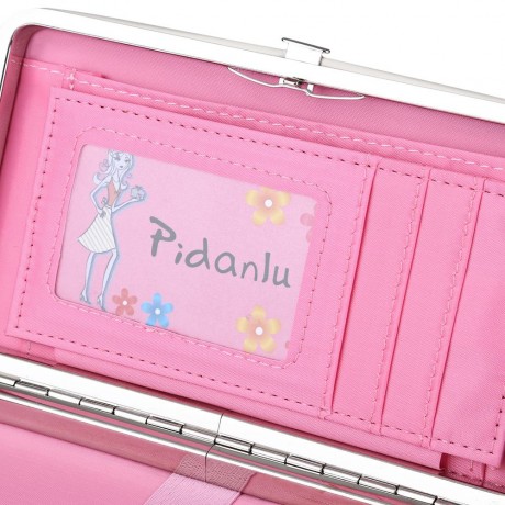 BAELLERRY FASHION LONG PENCIL CASE HOLDING BAG CARD WALLET FOR LADIES (LIGHT PINK)