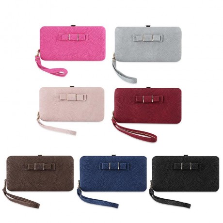 STYLISH BOWKNOT DESIGN PURSE FOR WOMEN (PINK)