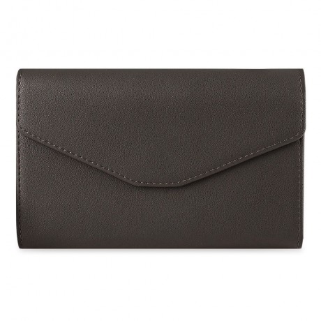 STYLISH PU ENVELOPE CLUTCH FOR WOMEN (DARK COFFEE)