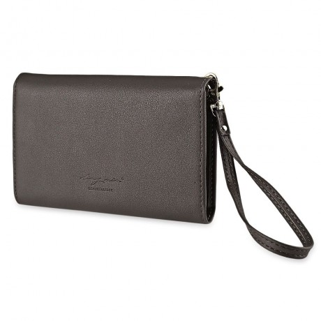 STYLISH PU ENVELOPE CLUTCH FOR WOMEN (DARK COFFEE)