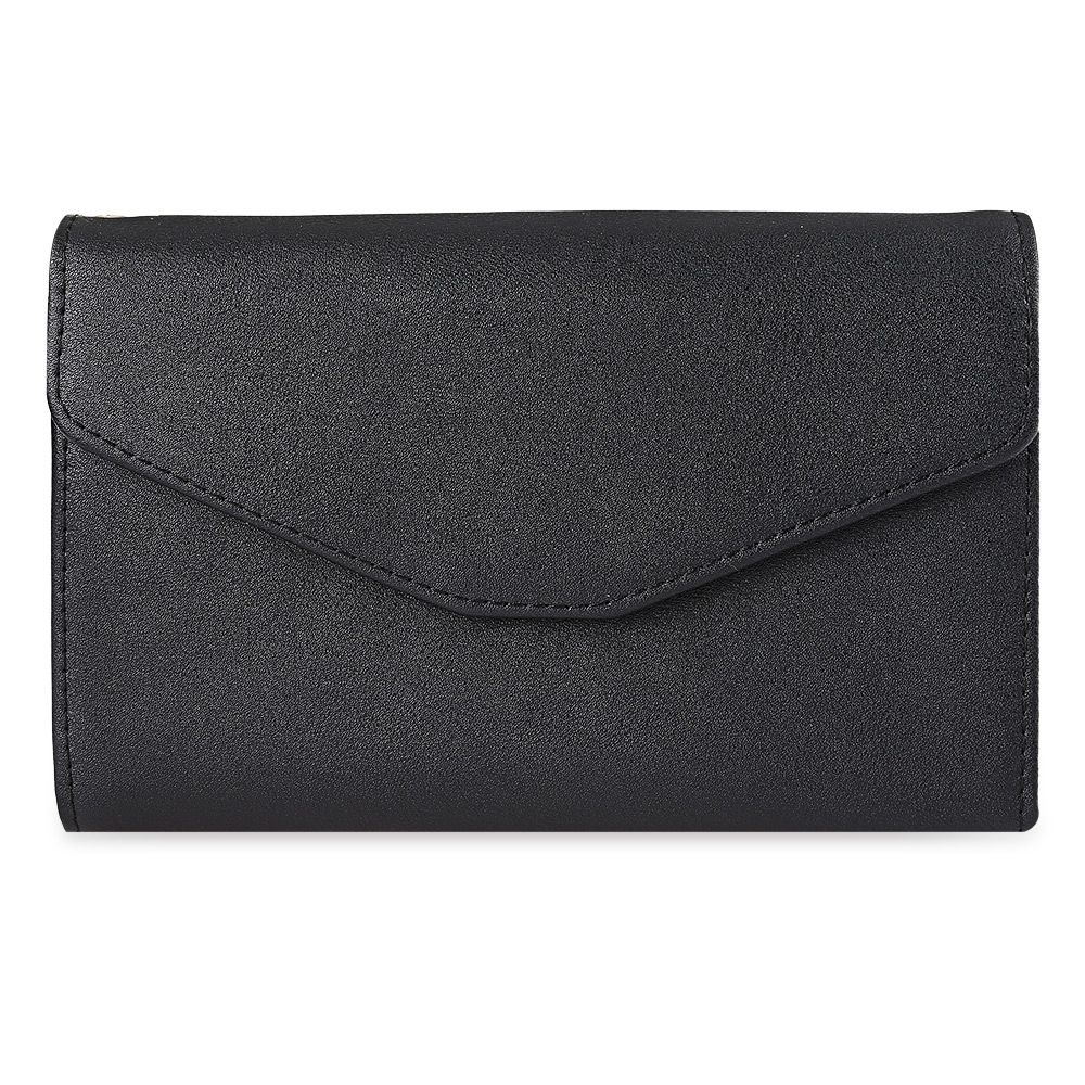 STYLISH PU ENVELOPE CLUTCH FOR WOMEN (BLACK)