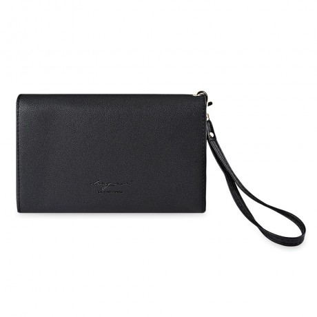 STYLISH PU ENVELOPE CLUTCH FOR WOMEN (BLACK)
