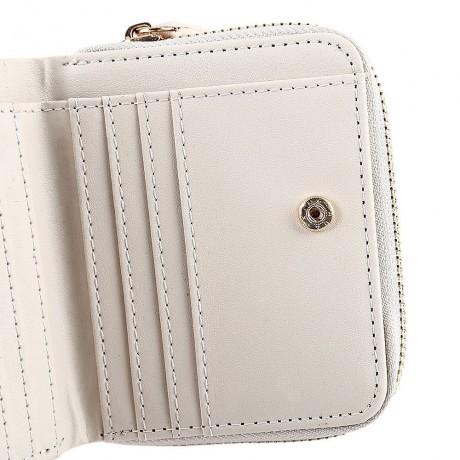 FASHIONABLE GRID DESIGN MINI PURSE FOR WOMEN (WHITE)