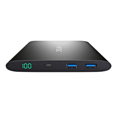 VINSIC VSPB202 20000MAH POWER BANK DUAL USB INTERFACE SMART CHARGER
