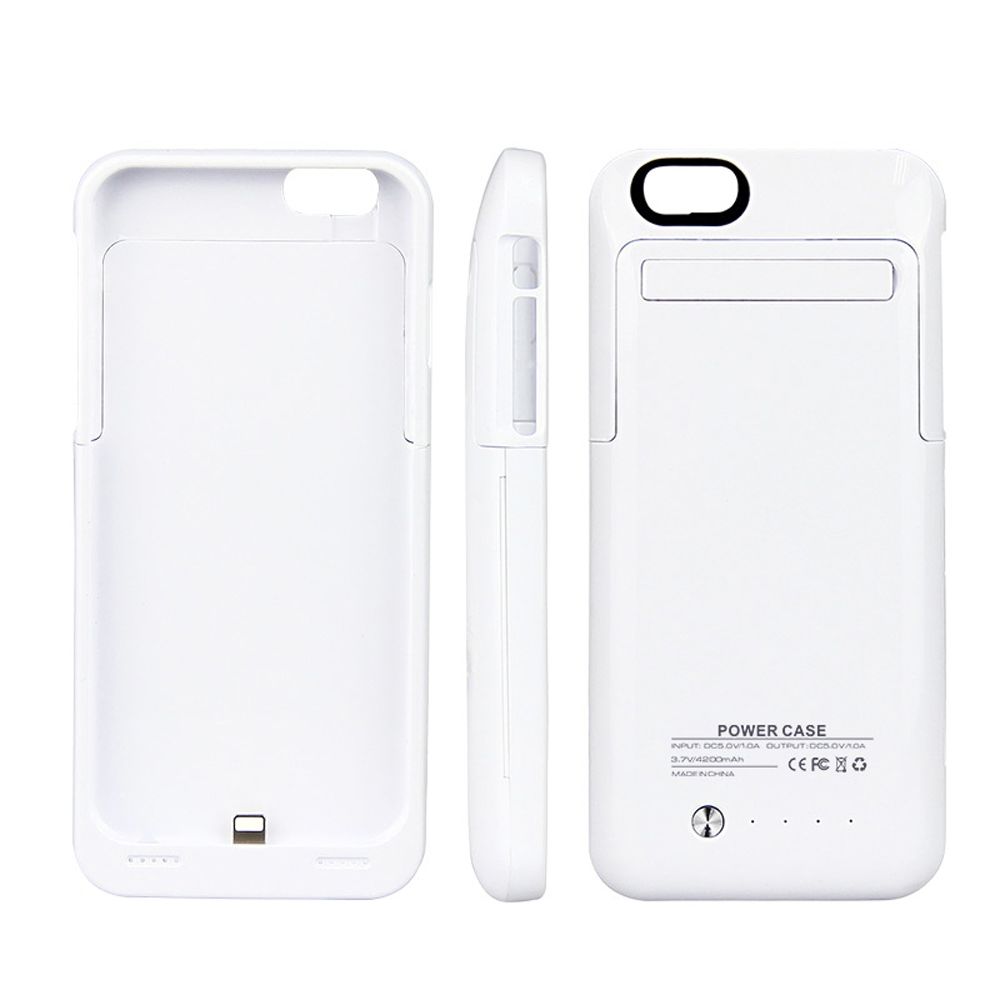 4200MAH BACKUP BATTERY EXTERNAL POWER BANK CHARGER CASE FOR IPHONE 6 PLUS / 6S PLUS 5.5 IN
