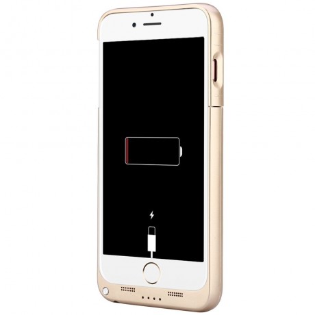 4000MAH BACKUP BATTERY EXTERNAL POWER BANK CHARGER CASE WITH KICKSTAND (GOLDEN)