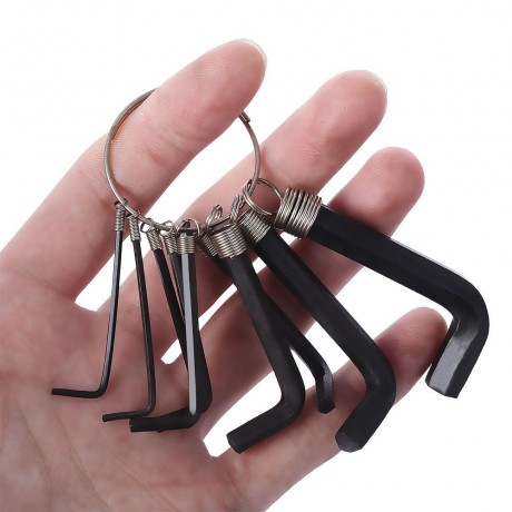 6 IN 1 BIKE REPAIR TOOL SET BICYCLE HEXAGON WRENCH SPANNER HOME OUTDOOR CYCLING SUPPLY