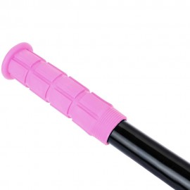 PAIRED SOFT CYCLING ADHESIVE PERFORMANCE RUBBER HANDLEBAR GRIP (PINK)