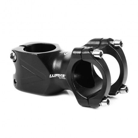 WAKE 31.8MM CYCLING BIKE BICYCLE MTB ALUMINUM ALLOY HIGH-STRENGTH HANDLEBAR STEM (BLACK, S