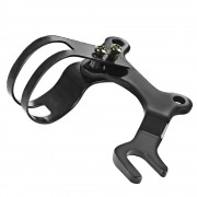 BICYCLE DISC BRAKE BRACKET RACK MOUNT FRAME TRANSFORMER HOLDER (BLACK, SIZE 31.8 MM)