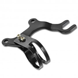 BICYCLE DISC BRAKE BRACKET RACK MOUNT FRAME TRANSFORMER HOLDER (BLACK, SIZE 31.8 MM)