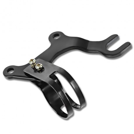 BICYCLE DISC BRAKE BRACKET RACK MOUNT FRAME TRANSFORMER HOLDER (BLACK, SIZE 31.8 MM)