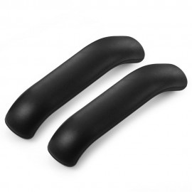 PAIRED MOUNTAIN ROAD BIKE BRAKE HANDLE SILICONE PROTECTIVE SLEEVE (BLACK)