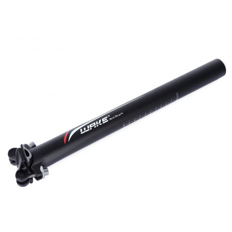 WAKE BICYCLE MTB FROSTED ALUMINUM ALLOY 27.2 / 31.6MM BIKE SEAT POST (BLACK, 31.6 MM)