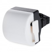 COLORFUL WATERPROOF BICYCLE BIKE ELECTRIC HANDLE BELL 90DB LOUD SPEAKER FOR CYCLING (WHITE