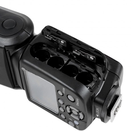 TRIOPO TR - 586EX CAMERA FLASHLIGHT SPEEDLITE WITH LCD SCREEN (BLACK)
