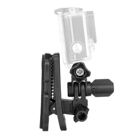 DAZZNE DZ-SG7 UNIVERSAL CLIP HEAD MOUNT KIT FOR ACTION CAMERA (BLACK)