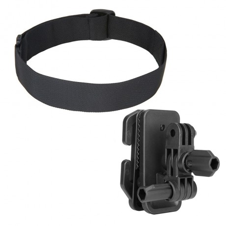 DAZZNE DZ-SG7 UNIVERSAL CLIP HEAD MOUNT KIT FOR ACTION CAMERA (BLACK)
