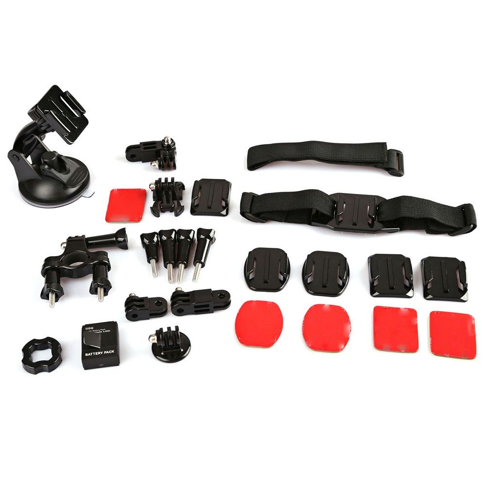 ORIGINAL DAZZNE KT-105 ACTION CAMERA ACCESSORY KIT FOR GOPRO HERO 3 / HEAD STRIP SUCTION C
