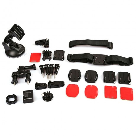 ORIGINAL DAZZNE KT-105 ACTION CAMERA ACCESSORY KIT FOR GOPRO HERO 3 / HEAD STRIP SUCTION C