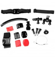 ORIGINAL DAZZNE KT-107 UNIVERSAL ACTION CAMERA RIDING CYCLING ACCESSORY KIT / HELMET MOUNT