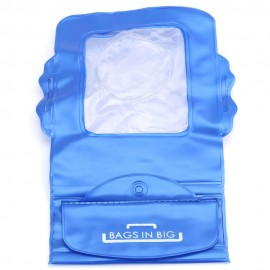 MICRO SLR CAMERA 20M PVC WATERPROOF CASE UNDERWATER DIVING BAG (BLUE)