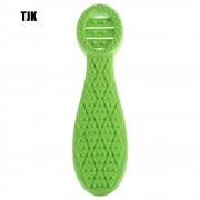 TPE HEALTH SCRAPING MERIDIAN BEATER MASSAGE STICK HAMMER GRIP TOOL FITNESS REGIMEN (GREEN)