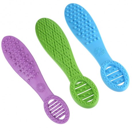 TPE HEALTH SCRAPING MERIDIAN BEATER MASSAGE STICK HAMMER GRIP TOOL FITNESS REGIMEN (GREEN)