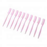 10PCS PROFESSIONAL MAKEUP TOOL EYEBROW BRUSH (PINK)