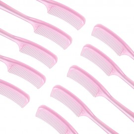 10PCS PROFESSIONAL MAKEUP TOOL EYEBROW BRUSH (PINK)