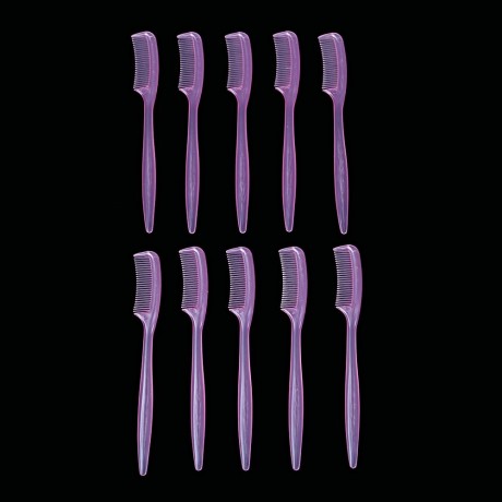 10PCS PROFESSIONAL MAKEUP TOOL EYEBROW BRUSH (PINK)
