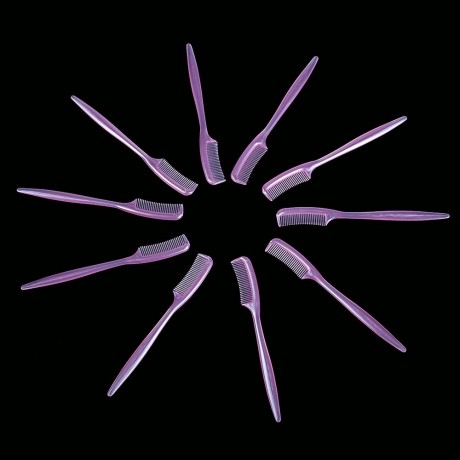 10PCS PROFESSIONAL MAKEUP TOOL EYEBROW BRUSH (PINK)