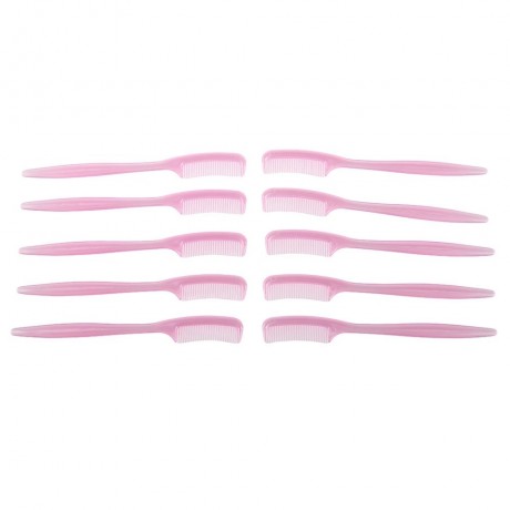 10PCS PROFESSIONAL MAKEUP TOOL EYEBROW BRUSH (PINK)