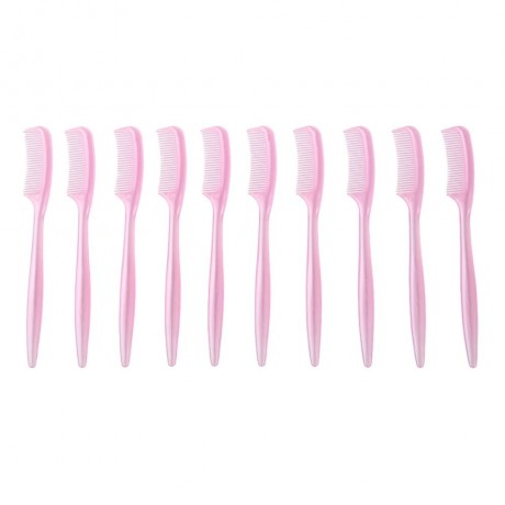 10PCS PROFESSIONAL MAKEUP TOOL EYEBROW BRUSH (PINK)