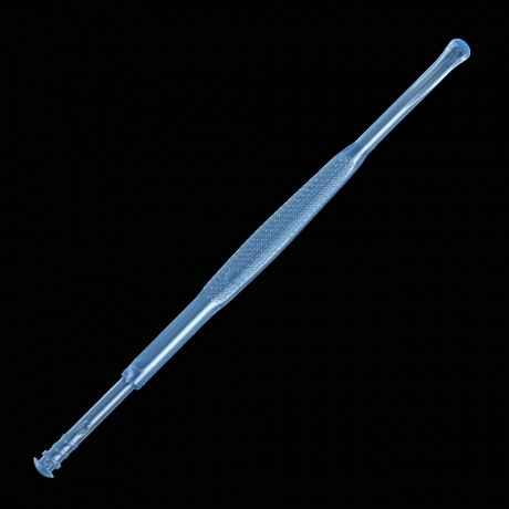 10PCS PLASTIC TWO ENDS REMOVER CLEANER CARE TOOL EARPICK (BLUE)