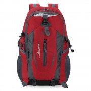 PATCHWORK DESIGN OUTDOOR BACKPACK FOR UNISEX (RED)