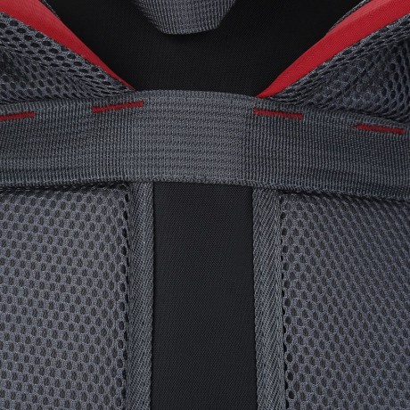 PATCHWORK DESIGN OUTDOOR BACKPACK FOR UNISEX (RED)