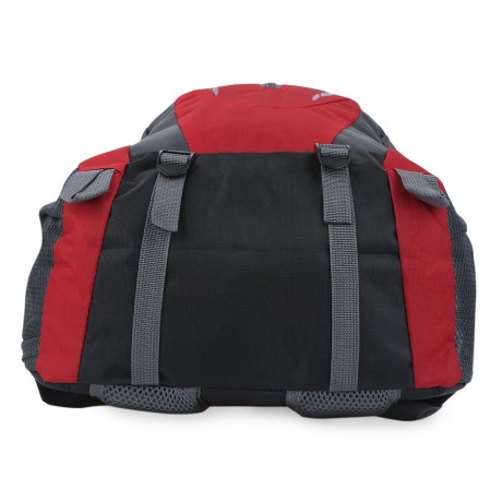 PATCHWORK DESIGN OUTDOOR BACKPACK FOR UNISEX (RED)