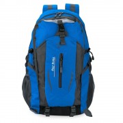 PATCHWORK DESIGN OUTDOOR BACKPACK FOR UNISEX (BLUE)