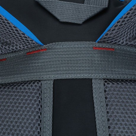 PATCHWORK DESIGN OUTDOOR BACKPACK FOR UNISEX (BLUE)