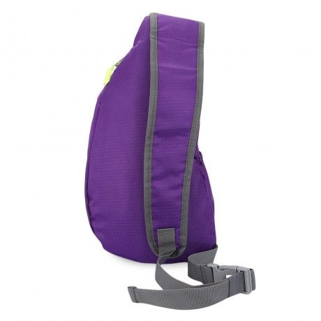 TRENDY WATERPROOF SINGLE SHOULDER CASUAL BAG (PURPLE)