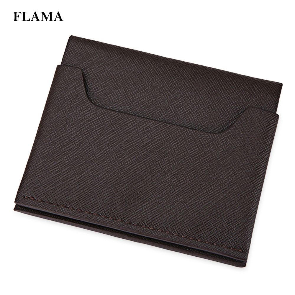 FLAMA TRENDY PURE COLOR WALLET FOR UNISEX (COFFEE)