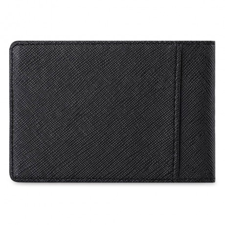 OPEN HORIZONTAL PU LEATHER SHORT HARD MONEY CLIP FOR MEN WOMEN (COFFEE)